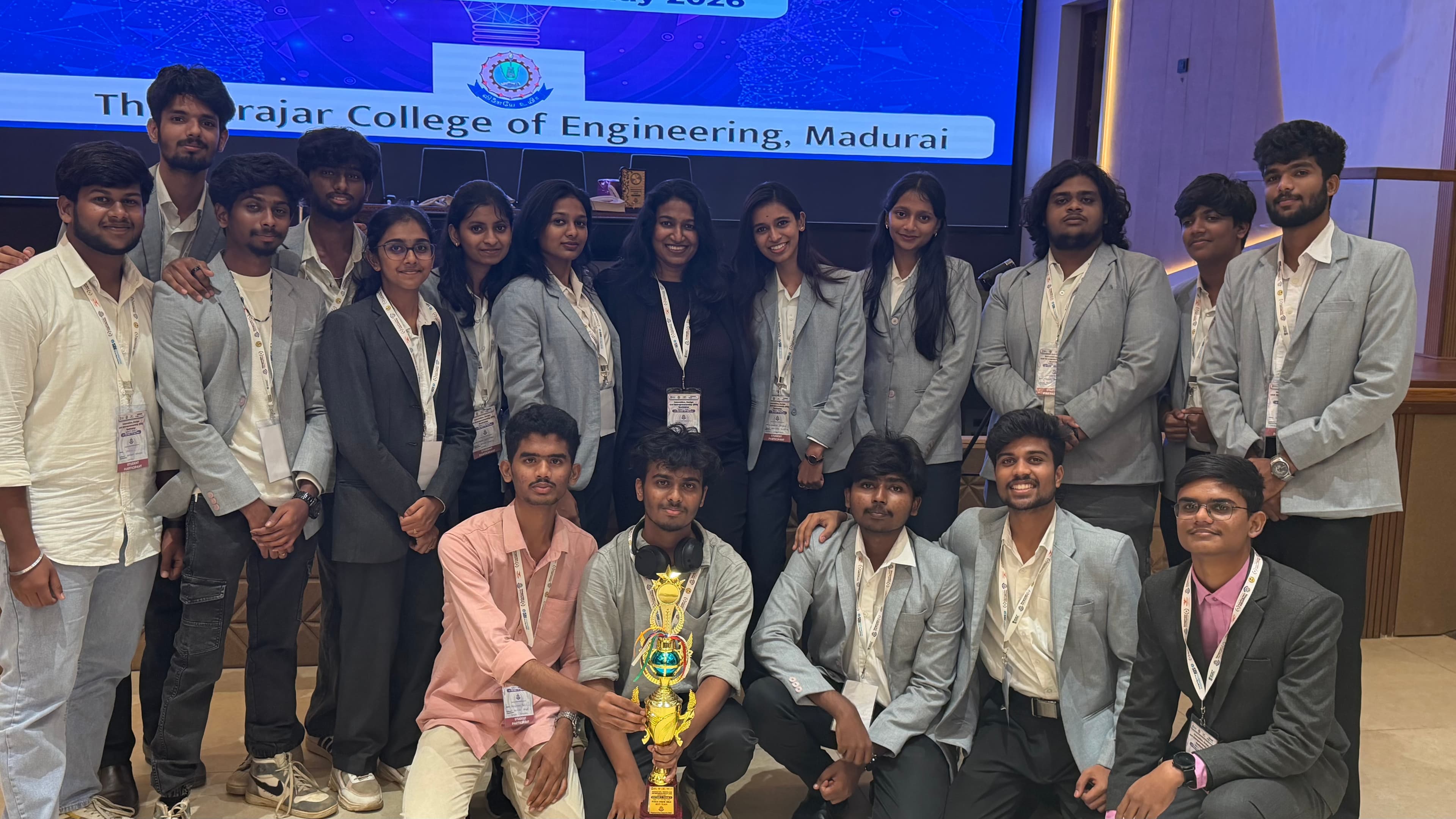 S4S students recognized at a hackathon ceremony